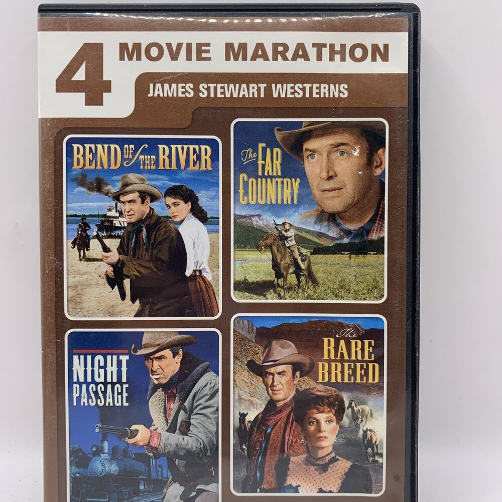 4 Movie Marathon: James Stewart Western Collection (DVD) Not Rated
